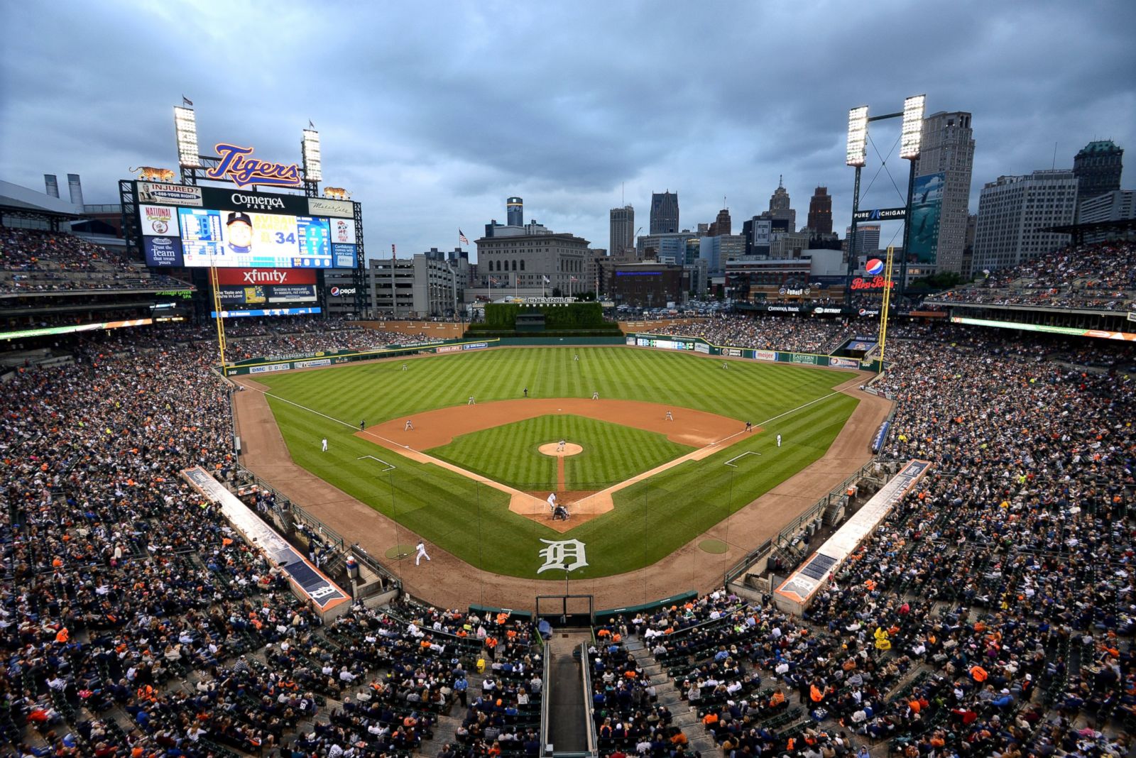 A's vs Tigers